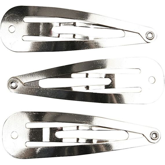 Creativ Company 600991 Haarzubehör Schnapp-Haarspange 10 Stück(e) Metall