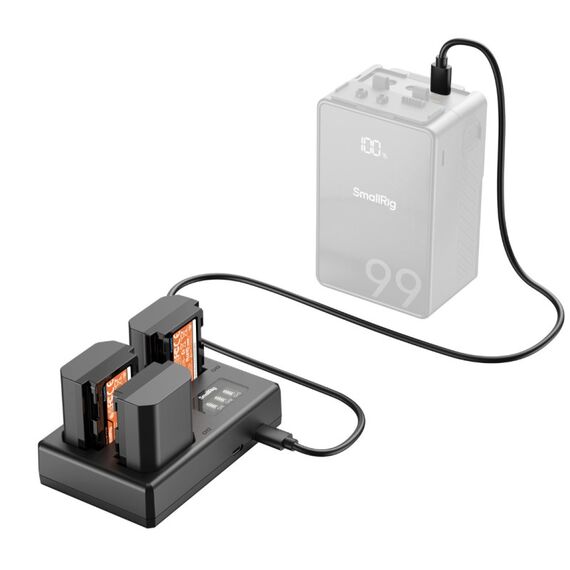 SmallRig 6016 Akkuladegerät Batterie für Digitalkamera USB, 5 image