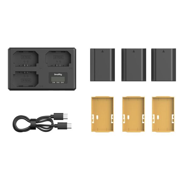 SmallRig 6016 Akkuladegerät Batterie für Digitalkamera USB, 6 image