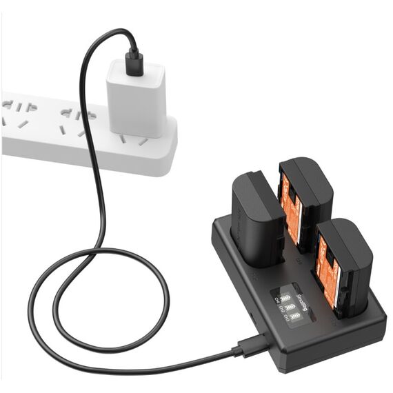 SmallRig 6017 Akkuladegerät Batterie für Digitalkamera USB, 5 image