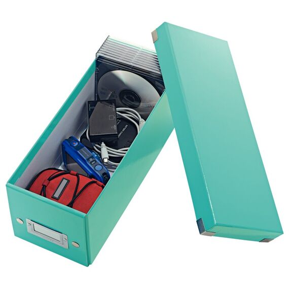 Leitz Click & Store CD Aufbewahrungsbox, Farbe: Türkis