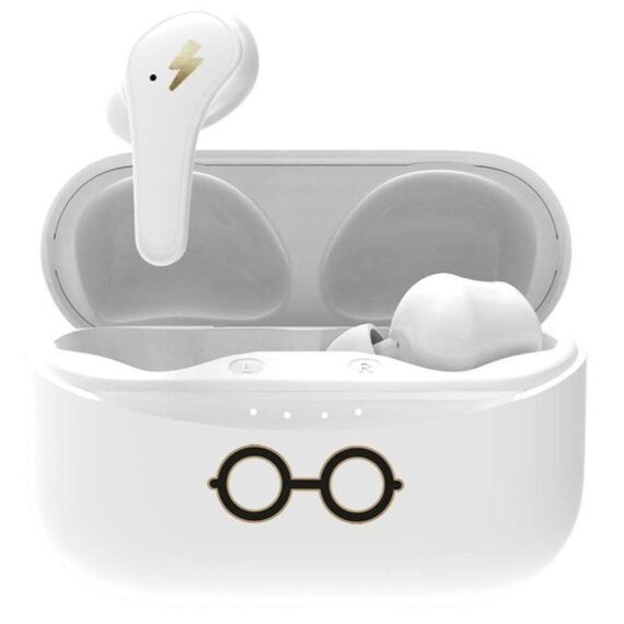 OTL Technologies Harry Potter Kopfhörer Kabellos im Ohr Anrufe/Musik/Sport/Alltag USB Typ-C Bluetooth Weiß
