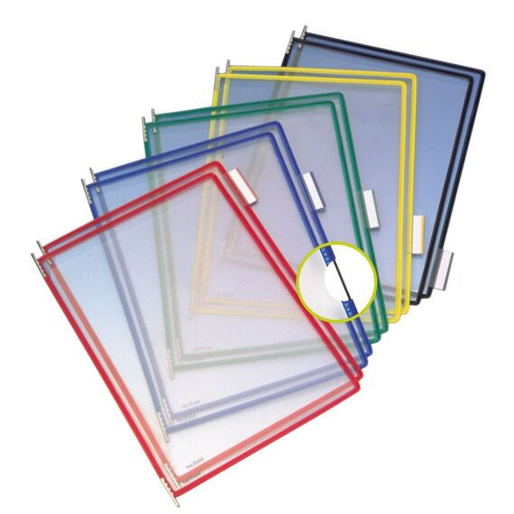 Tarifold 114001 Zubehör für Dokumentenanzeige-Karussell Blau PVC Rahmen