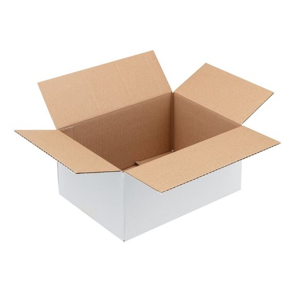 Brieger 61260 Paket Verpackungsbox Weiß 25 Stück(e)