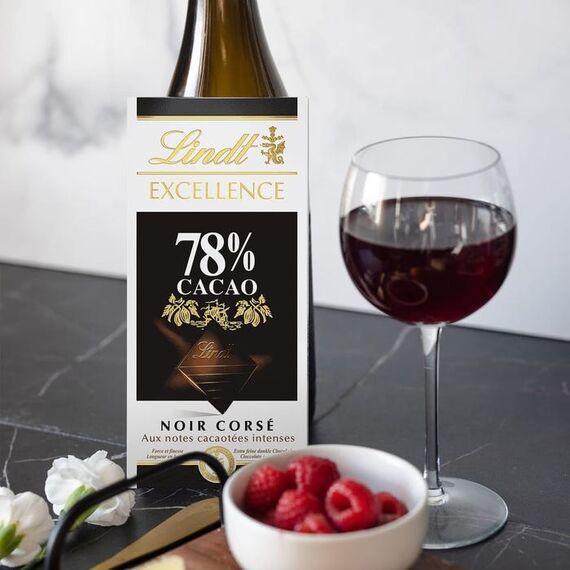 Lindt EXCELLENCE dunkle Schokolade 100 g, 3 image
