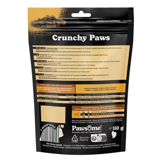 Pawsome 61343 Hunde-/Katzenleckerli Katze Leckerli Geflügel 150 g, 3 image