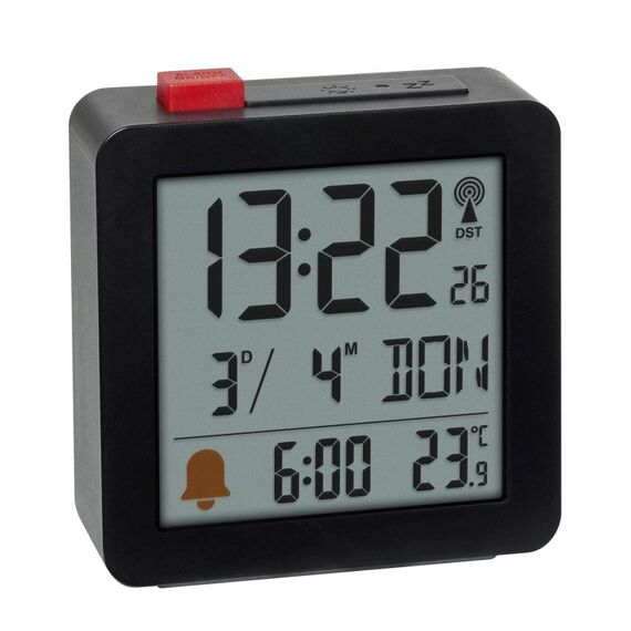 TFA-Dostmann 60.2566.01 Wecker Digitaler Wecker Schwarz, 2 image