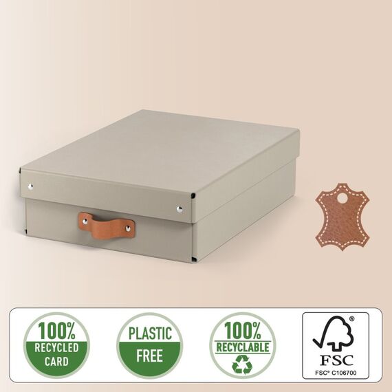 Leitz 61480012 Aufbewahrungsbox Karton Grau, Farbe: Grau, 4 image