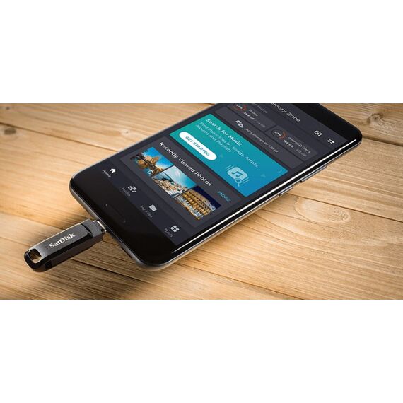 SanDisk Ultra Dual Drive Go USB-Stick 32 GB USB Type-A / USB Type-C 3.2 Gen 1 (3.1 Gen 1) Schwarz, Kapazität: 32 GB, 7 image