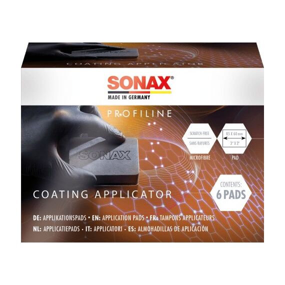 Sonax 616305 Reinigungskissen Schwarz Polyester 6 Stück(e), 2 image
