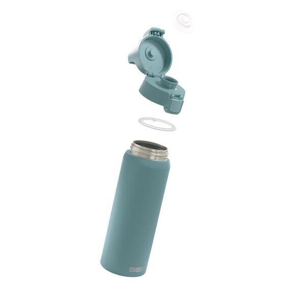 SIGG 6169.30 Trinkflasche Tägliche Nutzung, Sport 750 ml Edelstahl Blau, 3 image