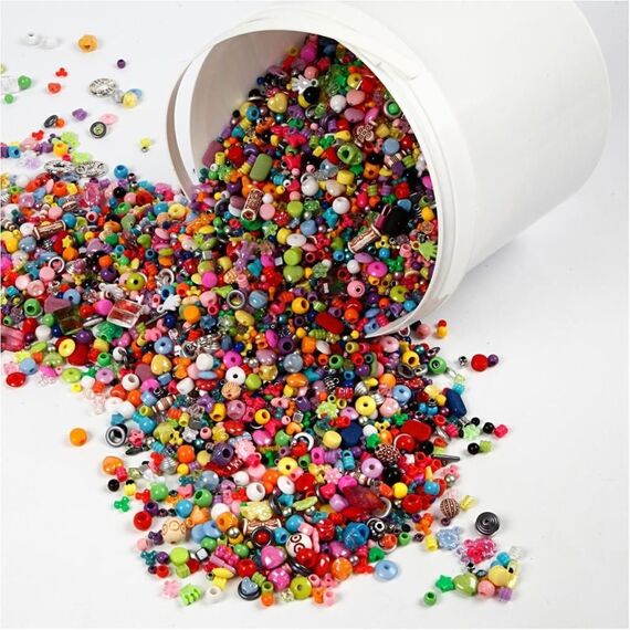 Creativ Company 61805 Perle Perlenmischung Kunststoff Gemischte Farben 8100 Stück(e), 2 image