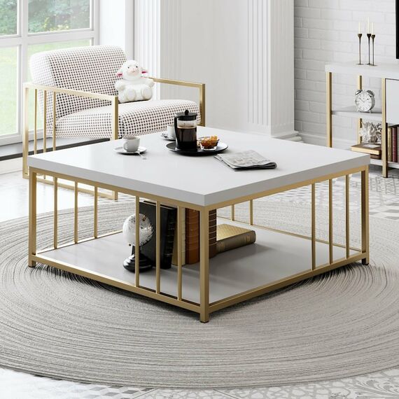 Woody Fashion 618BLY1134 Beistelltisch Kaffeetisch Rechteckige Form 4 Bein(e), 3 image