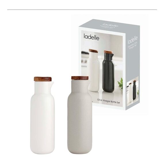 Ladelle 62063 Karaffe, Krug & Flasche 0,32 l Grau, Weiß, Farbe: Grau, Weiß, 2 image