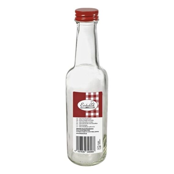 Einkochwelt 6272 Abfüllflasche 250 ml Glas Transparent 12 Stück(e) Schraubdeckel