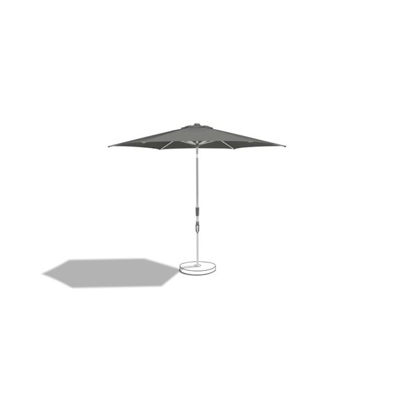 Suncomfort by Glatz Slide Balkonschirm Rund Grau