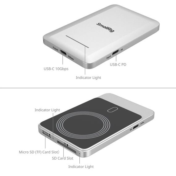 SmallRig 6292 Externes Solid State Drive 1 TB USB Typ-C Silber, Farbe: Silber, Kapazität: 1 TB, 11 image