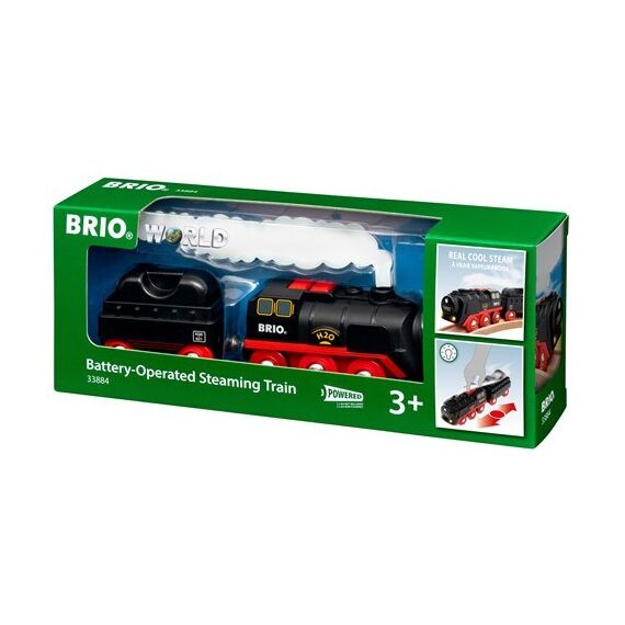 BRIO Batterie-Dampflok mit Wassertank