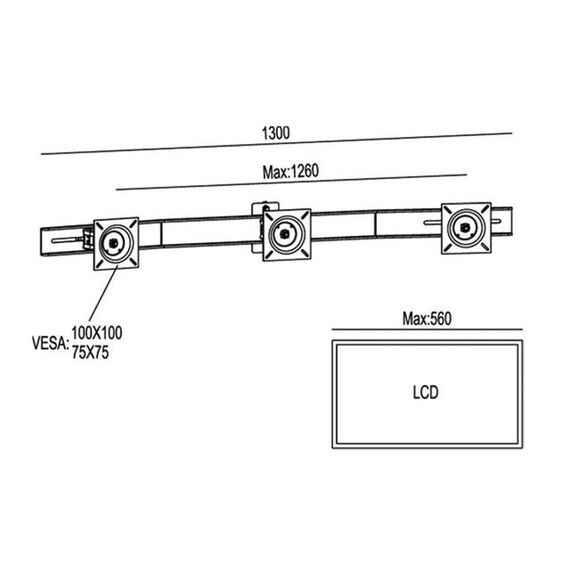 Multibrackets 6351 Zubehör für Monitorhalterung, 3 image