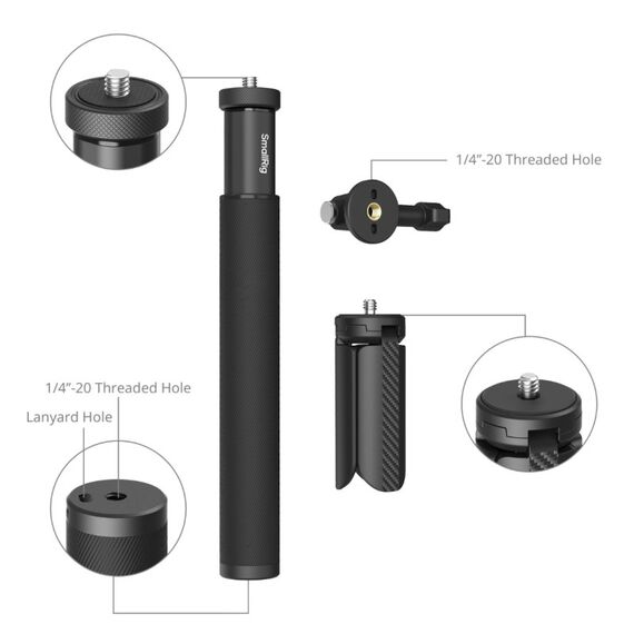 SmallRig 6362 Selfie-Stick Action-Kamera Schwarz, 3 image