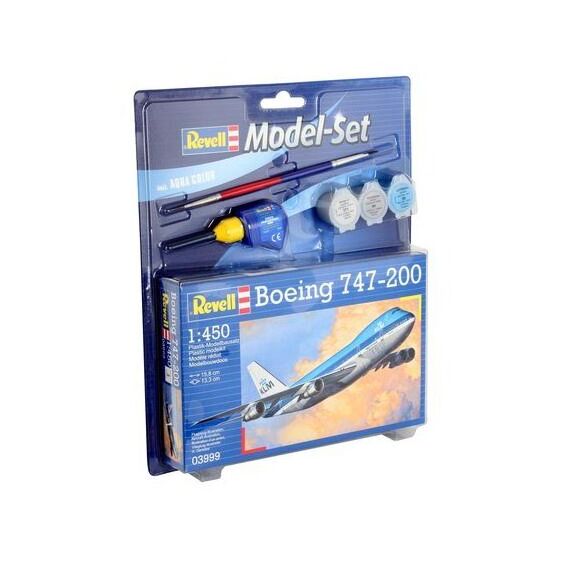 Revell Boeing 747-200 Starrflügelflugzeug-Modell Montagesatz 1:450