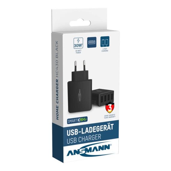 Ansmann HC430 Universal Schwarz AC Drinnen, 7 image