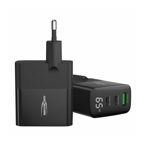 Ansmann HC365PD Universal Schwarz USB Schnellladung Drinnen