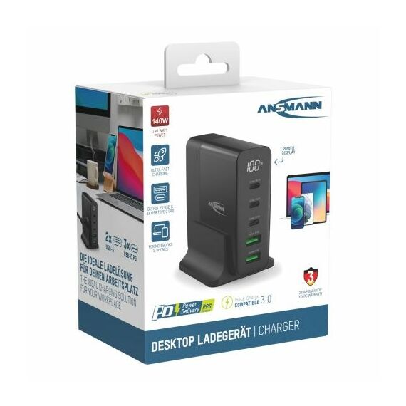Ansmann DC5140PD Universal Schwarz USB Schnellladung Drinnen, 5 image
