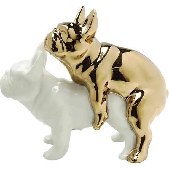 KARE 64626 Dekorative Statue & Figur Gold, Weiß Porzellan