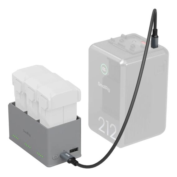 SmallRig 6502 Ladegerät für Mobilgeräte Grau AC Drinnen, 5 image