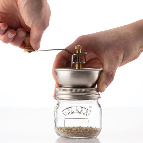 Kilner 65025081 Gewürzmühle Salz- und Pfeffermühlen-Set Transparent, 4 image