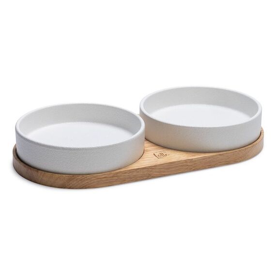 Designed by Lotte 651544 Schale für Hunde/Katzen Katze Haustier-Fütterungsschale
