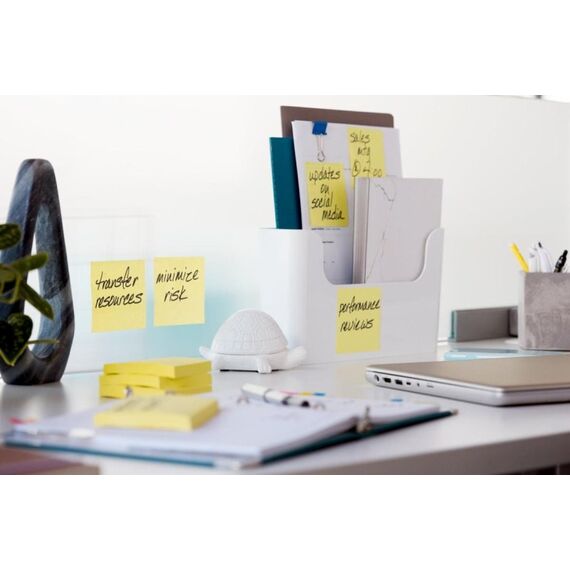 Post-It 656-12SSCY Klebezettel Rechteck Gelb 90 Blätter Selbstklebend, 4 image