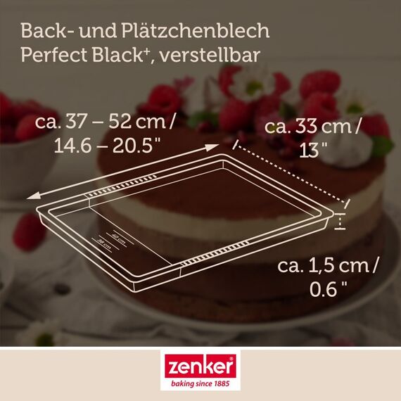 Zenker 6587 Backofenrost & Backblech Backofen Rechteckig Stahl, 5 image