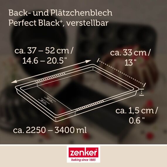 Zenker 6590 Backofenrost & Backblech Backofen Rechteckig Stahl, 5 image