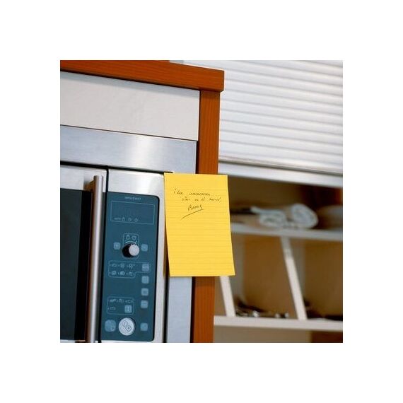 Post-It Super Sticky Klebezettel Rechteck Gelb 75 Blätter Selbstklebend, 2 image