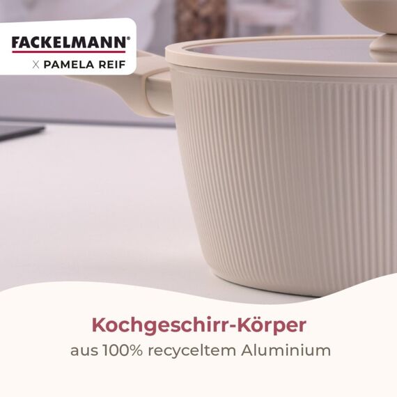 Fackelmann 66184 Kochtopf 2,5 l Rund Beige, 10 image