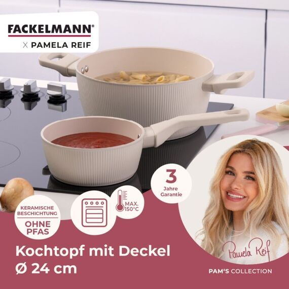 Fackelmann 66185 Kochtopf Rund Beige, 3 image
