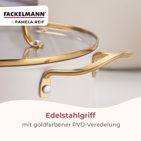 Fackelmann 66199 Kochtopf 3,4 l Rund Beige, 7 image