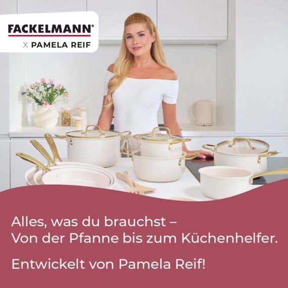 Fackelmann 66197 Kochtopf 1,2 l Rund Beige, Gold, 11 image