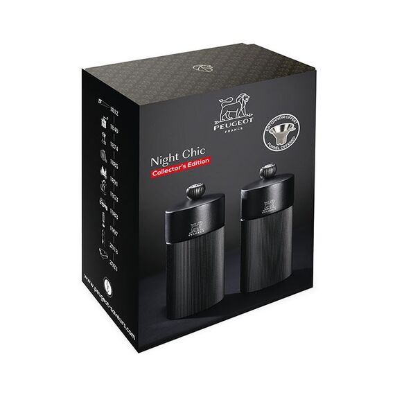 Peugeot 43285 Gewürzmühle Salz- und Pfeffermühlen-Set Schwarz, 5 image