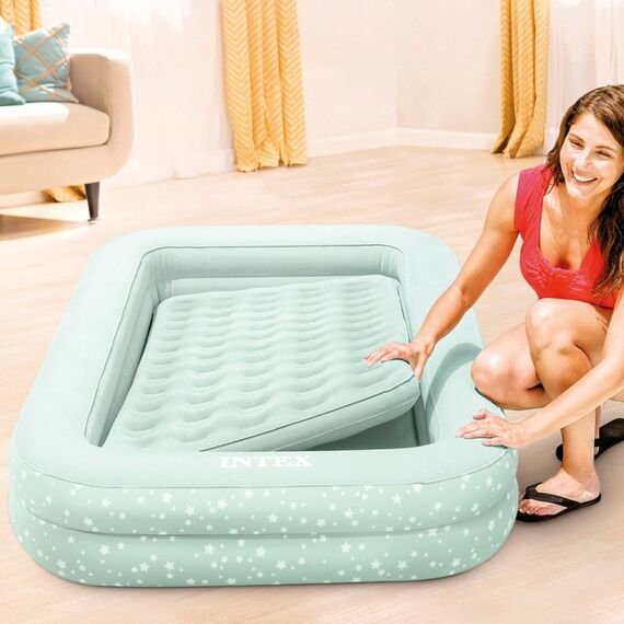 Intex 66810NP Luftmatratze Einzelmatratze Grün, Weiß Unisex, 5 image