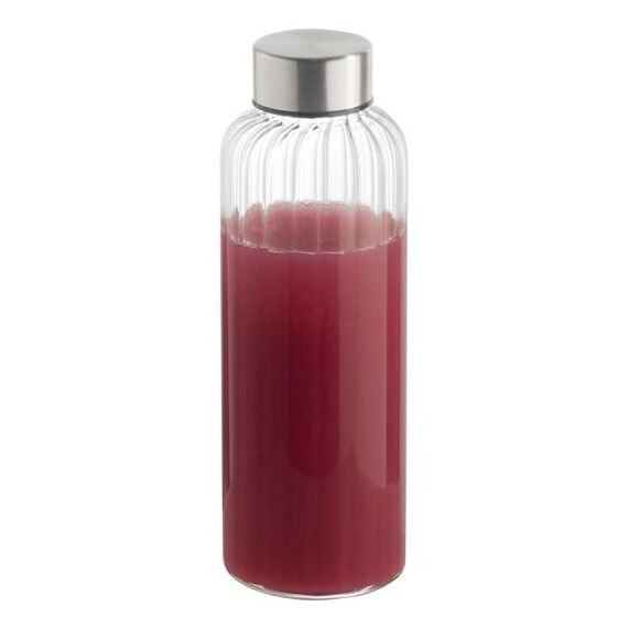 APS-Germany 66950 Trinkflasche Tägliche Nutzung 400 ml Edelstahl, Silikon, Glas, Polypropylen (PP) Transparent, 2 image