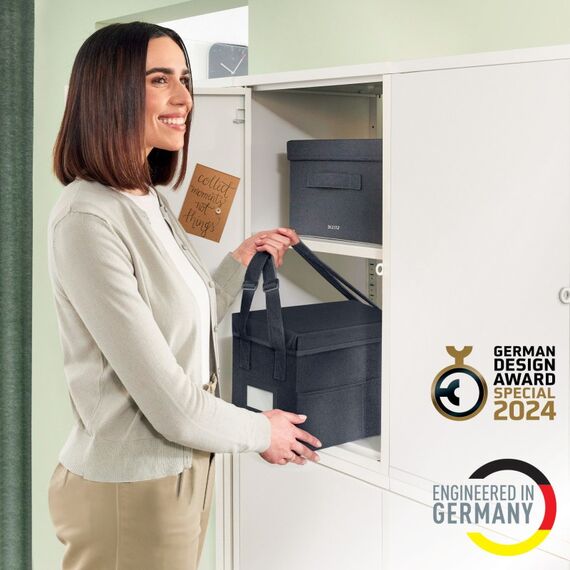 Leitz 67240089 Aufbewahrungsbox Aufbewahrungstasche Rechteckig Stoff Grau, 2 image