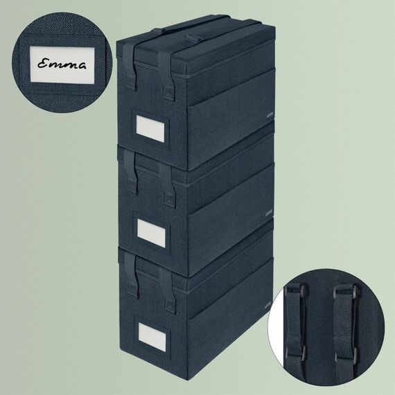 Leitz 67240089 Aufbewahrungsbox Aufbewahrungstasche Rechteckig Stoff Grau, 6 image