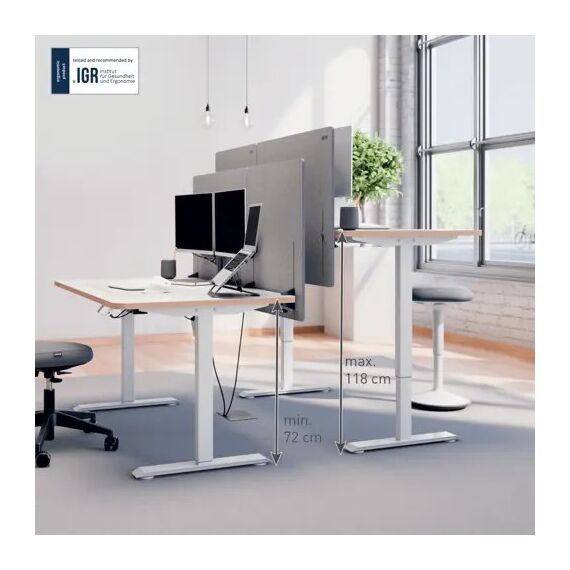 Leitz 67730001 Stehschreibtisch Weiß, 2 image
