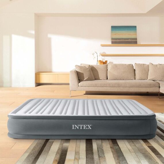 Intex 67770ND Luftmatratze Doppelmatratze Hellgrau Unisex, 7 image