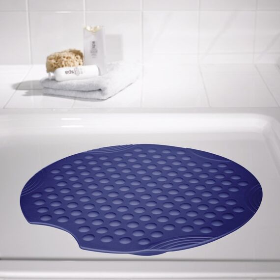 RIDDER Tecno Rutschfeste Badematte Blau, Farbe: Blau