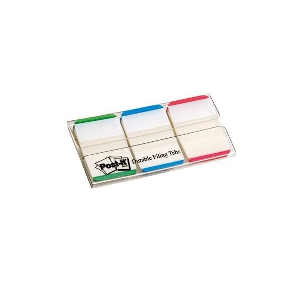 Post-It Tabs, 1 inch Lined, Green, Blue, Red, 22/Color, 66 Tabs/Dispenser Selbstklebendes Etikett, 2 image