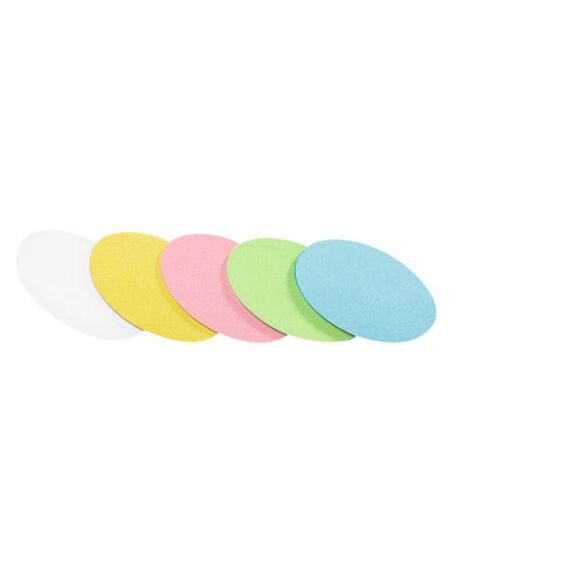 Legamaster Moderationskarte Oval 110x190mm sortiert 500St